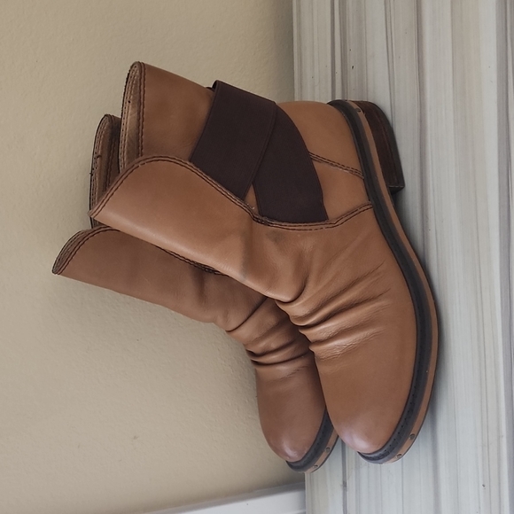 Naya Mirage Leather Ankle Boots Tan Size 6.5 - Picture 3 of 13